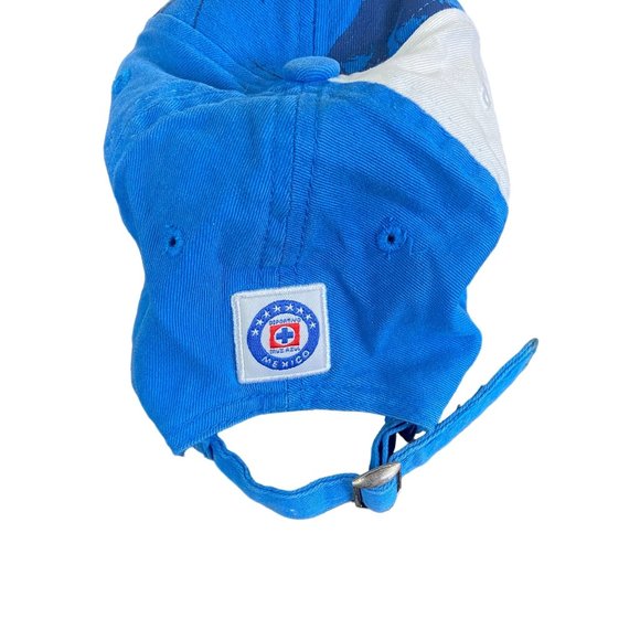 Vintage Cruz Azul Mexico FMF Adjustable Hat Embroidered Soccer Futbol Adult - Picture 3 of 5